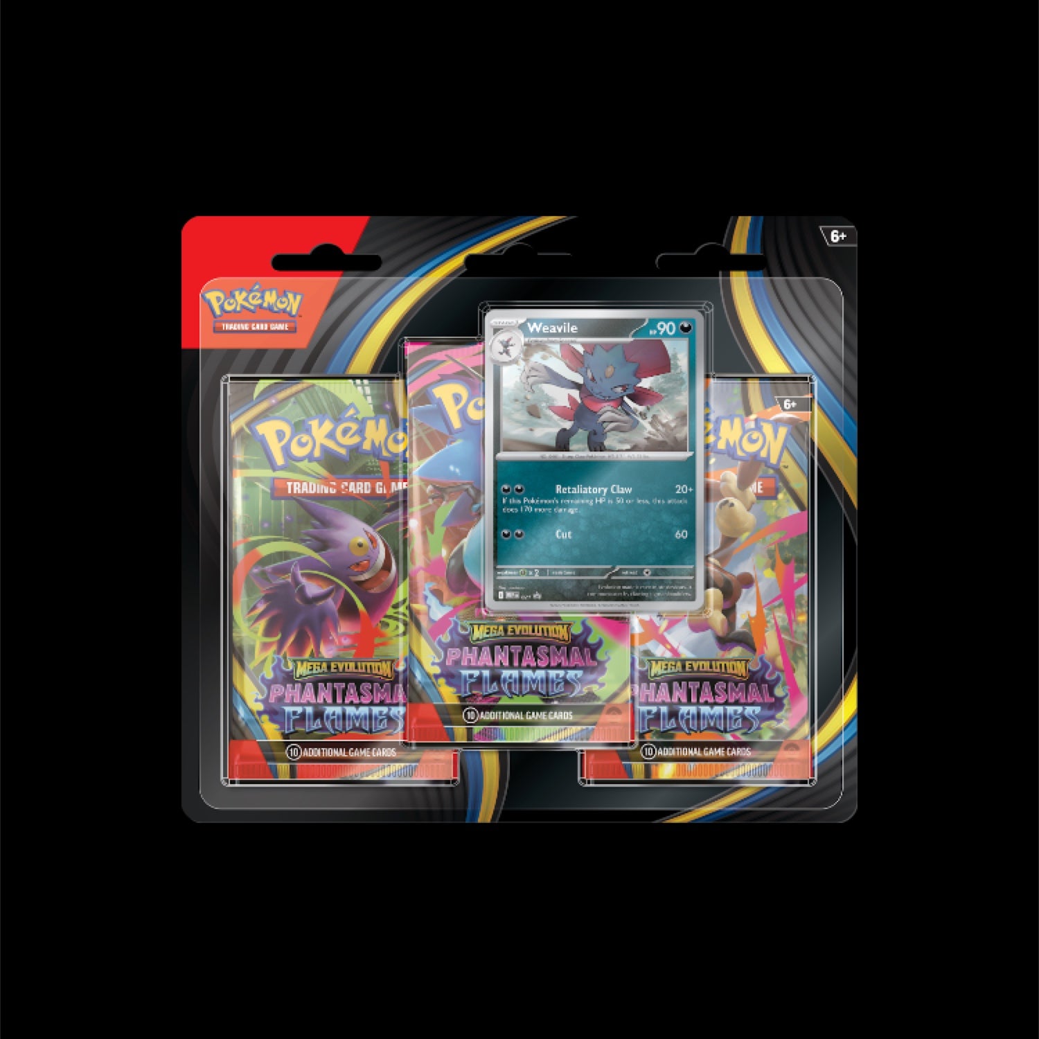 Pokemon - Phantasmal Flames Booster Blister Weavile